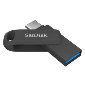 SanDisk Ultra Dual Drive Go Type-C 128GB, OTG, Upto 400MB/S,usb3.2_gen_1 Pendrive, Black, 5Y Warranty (SDDDC3-128G-I46PD)