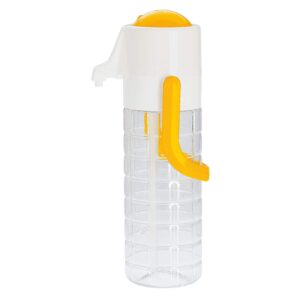 Steelo Jaldhara Multipurpose Plastic Jug Suitable for All Fridge Sizes, Ideal for Use Water Jug, Milk jug, Juice Jug, 1200 ml,Yellow