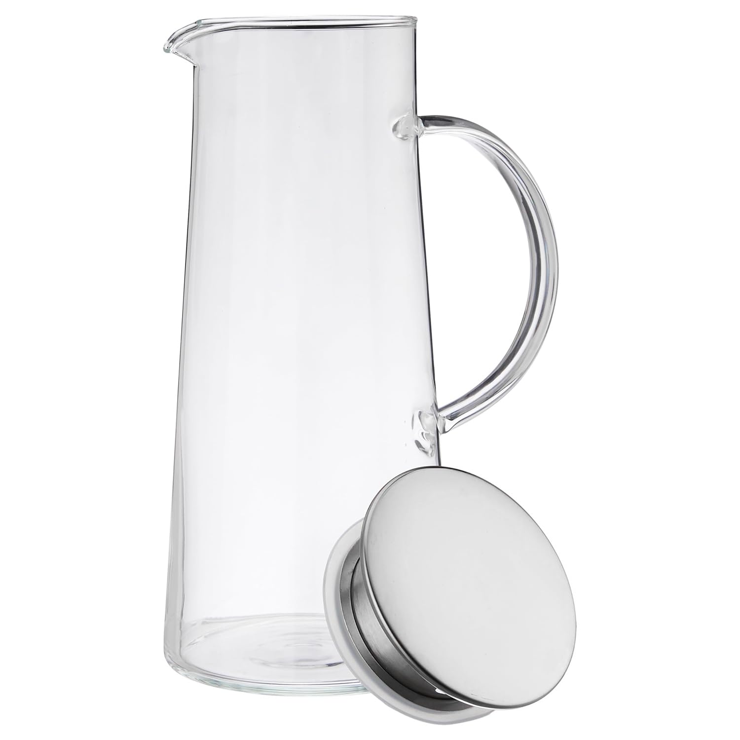 Amazon Basics Borosilicate Glass Jug 1370ml – Versatile Serving Companion | Ideal for Large Gatherings | Multipurpose Jug | Secure Handle for Easy Pouring | Sleek Modern Design Amazon Basics Borosilicate Glass Jug 1370ml – Versatile Serving Companion | Ideal for Large Gatherings | Multipurpose Jug | Secure Handle for Easy Pouring | Sleek Modern Design