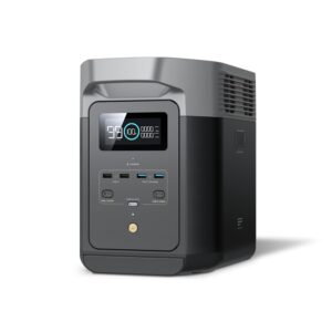 EF ECOFLOW DELTA 2 Portable Power Station | 1-3kWh Expandable | LiFePO4 Battery, 80Min Charge | 230V/50Hz India Use | Solar Generator for Home Backup, Camping, RV