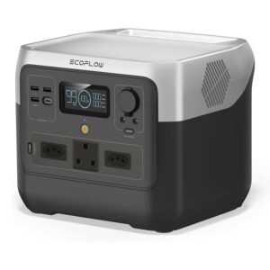 EF ECOFLOW RIVER 2 Pro Portable Power Station | 768Wh LiFePO4, 70Min Charge | 1600W X-Boost (4x800W AC) | 230V/50Hz | Solar Ready for Home/Camping/RV