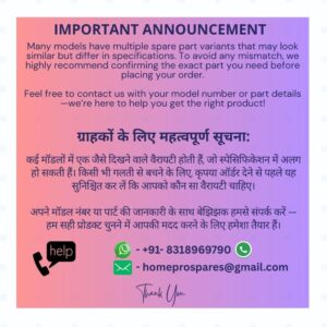 Home Pro Spares Compressor Water Tray – Compatible with Godrej Single Door Refrigerators