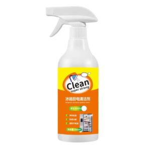 Kleenest Refrigerator Cleaner Spray & Deodorizer 500ml | Food-Safe Formula | Eliminates Odors & Stains | Cleans Fridge Shelves, Drawers & Interior Surfaces