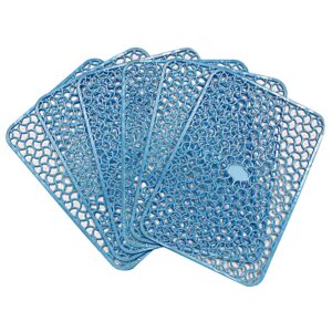 Kuber Industries Thick PVC 6 Piece Refrigerator Drawer Mat Set – (Blue), Polyvinyl Chloride