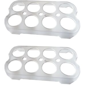 SMIPLEBOL – The Best Is Here Fridge Egg Tray (or) Egg Organizer For 8 Eggs – Pack of 2
