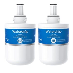 Waterdrop NSF 53&42 Certified DA29-00003G Replacement Refrigerator Water Filter, Compatible with Samsung DA29-00003G, Aqua-Pure Plus DA29-00003B, HAFCU1, DA29-00003A, Advanced, 2 Pack