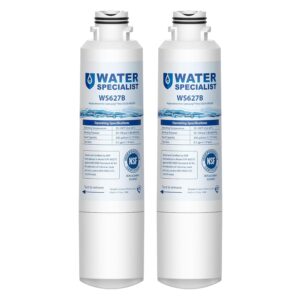 Waterspecialist NSF 53&42 Certified DA29-00020B Refrigerator Water Filter, for Samsung HAF-CIN, HAF-CIN/EXP, DA29-00020A/B, DA97-08006A, DA2900020B, RF28HMEDBSR, RF4287HARS (Pack of 2)